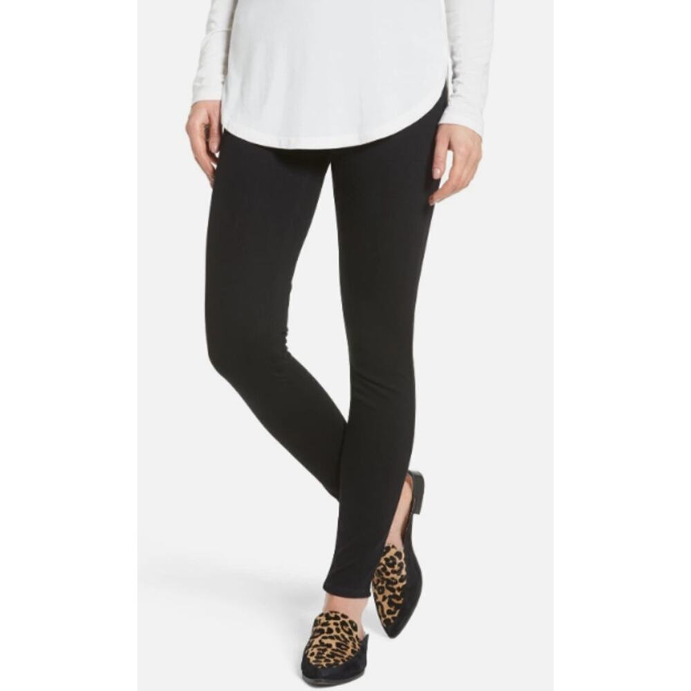 Spanx Ankle Black Ponte Midrise Skinny Leg Jeggings Women Sz M 20018R - Picture 6 of 13